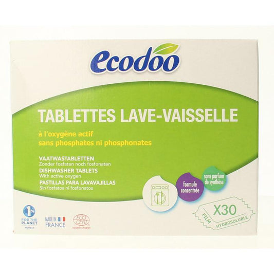 Ecodoo Vaatwasmachine tablets bio 30st