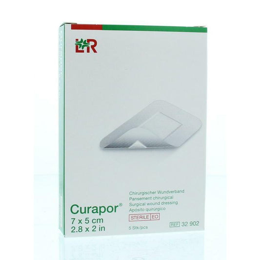 Curapor Wondpleister 7 x 5 cm steriel 5st
