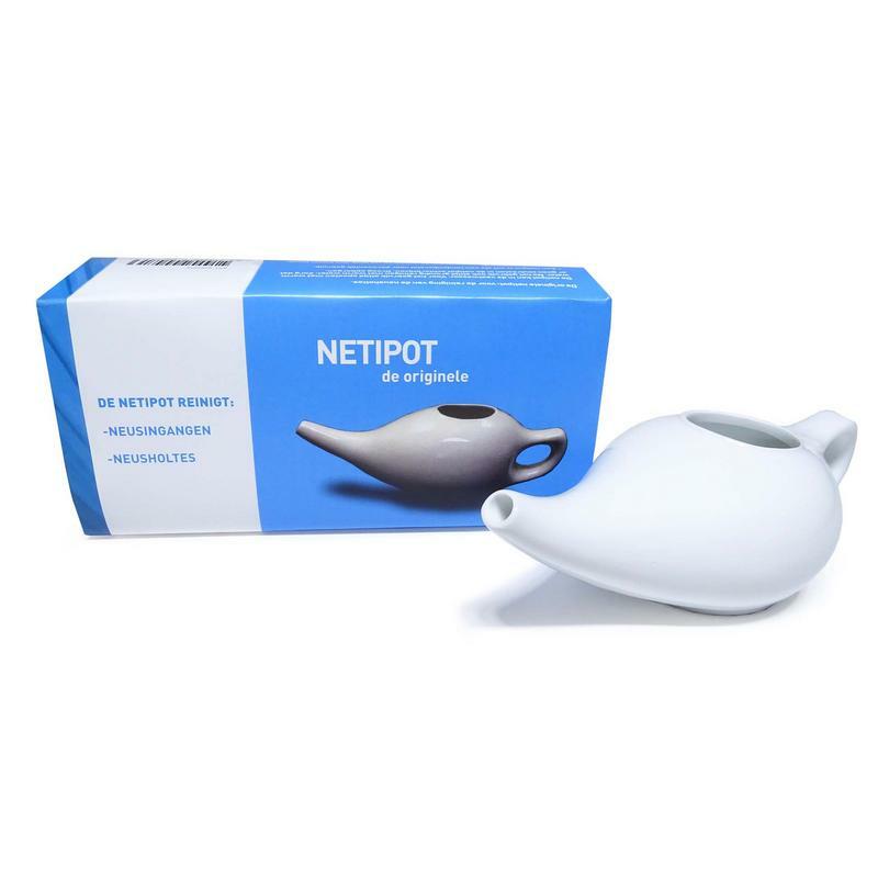 Ayurveda Health Neti pot aardewerk wit 1st