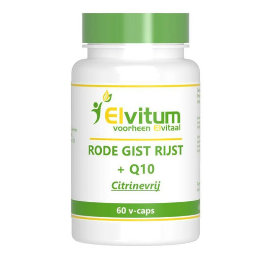 Elvitaal/elvitum Rode gistrijst + Q10 60ca