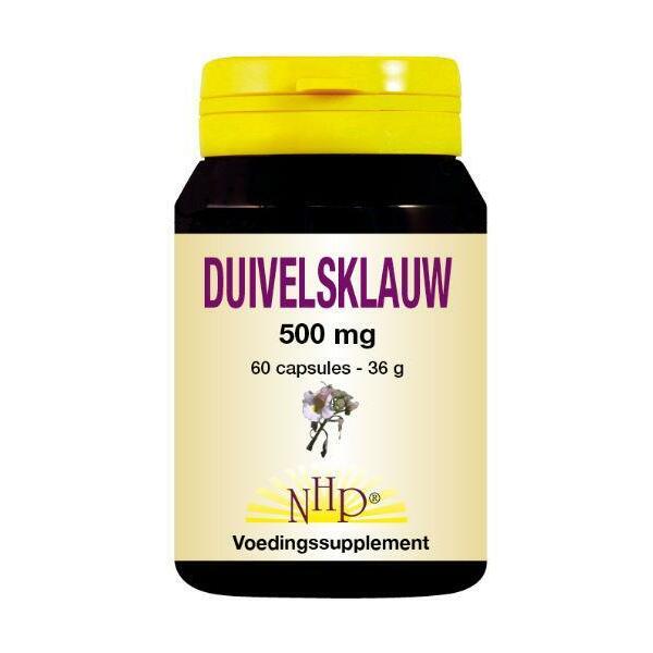 NHP Duivelsklauw 500 mg 60ca