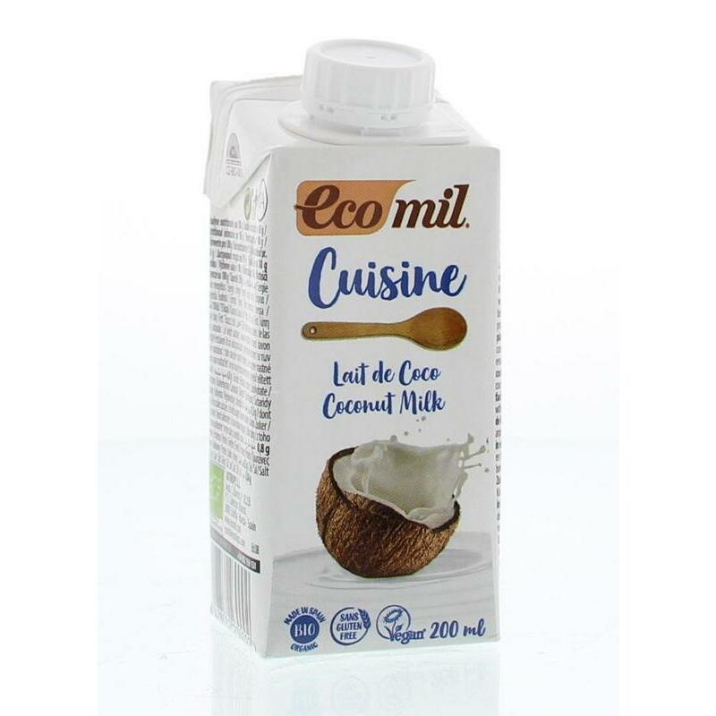 Ecomil Kokosmelk cuisine bio 200ml