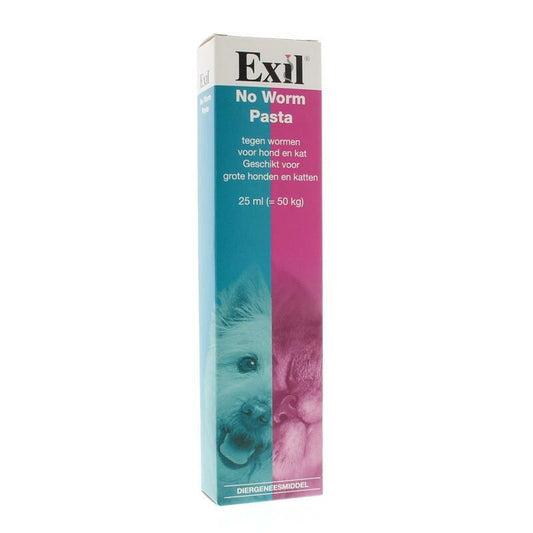 Exil No worm pasta hond/kat 25ml