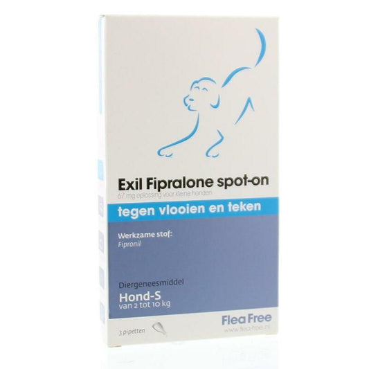 Exil Fipralone spot on hond small 3st