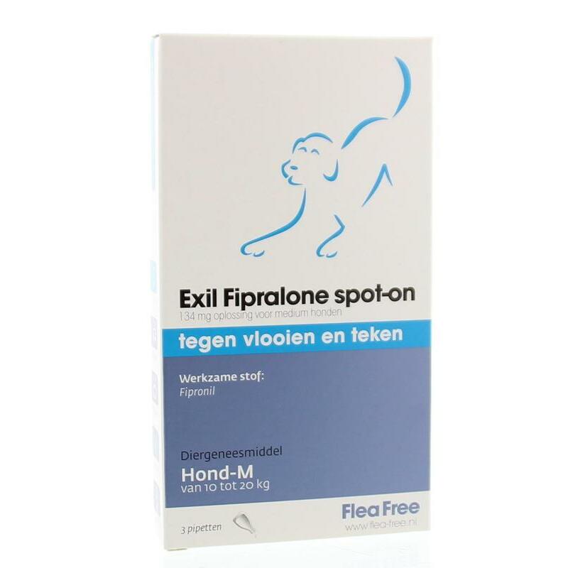 Exil Fipralone spot on hond medium 3st