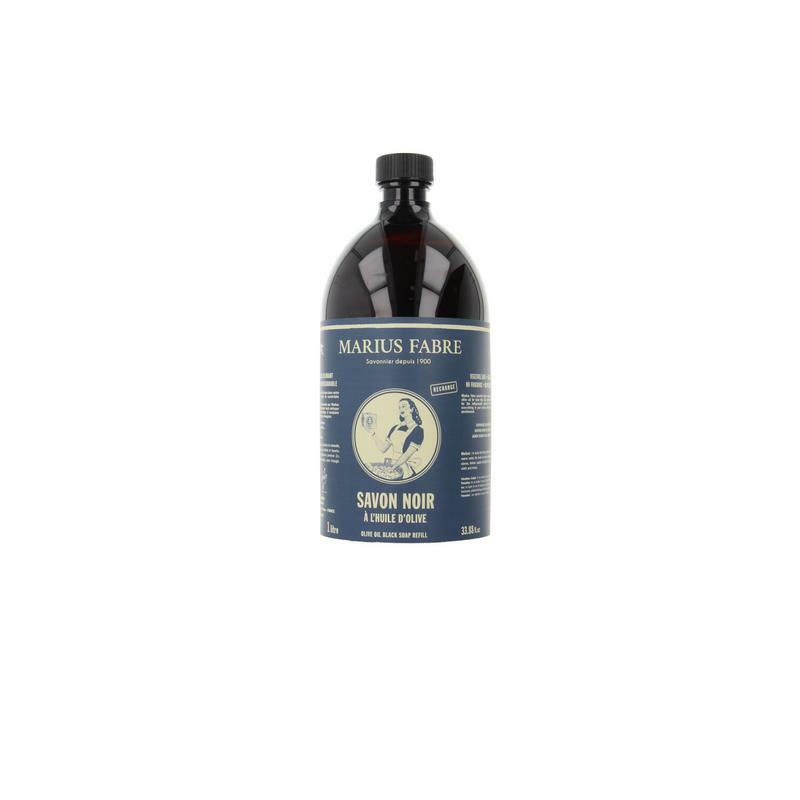 Marius Fabre Savon noir zwarte zeep navulling 1000ml