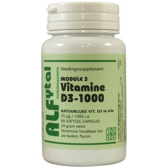 Alfytal Vitamine D3-1000 90sft