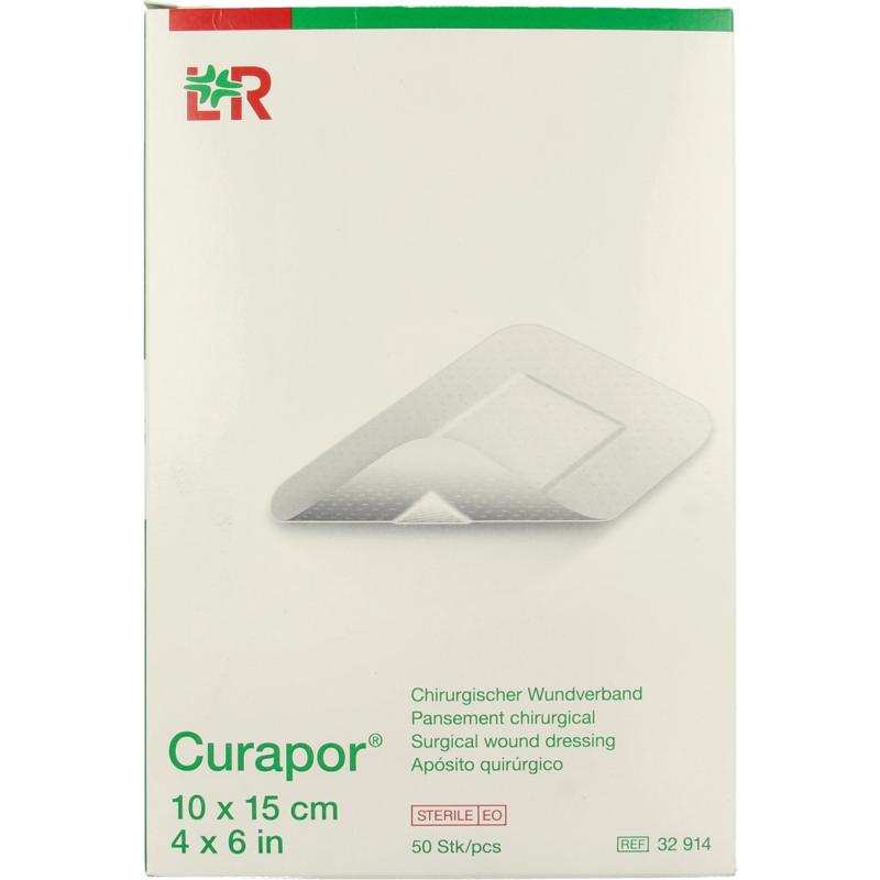 Curapor Wondpleister 10 x 15cm steriel 50st