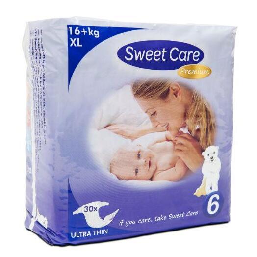 Sweetcare Premium XL maat 6 16+kg 30st