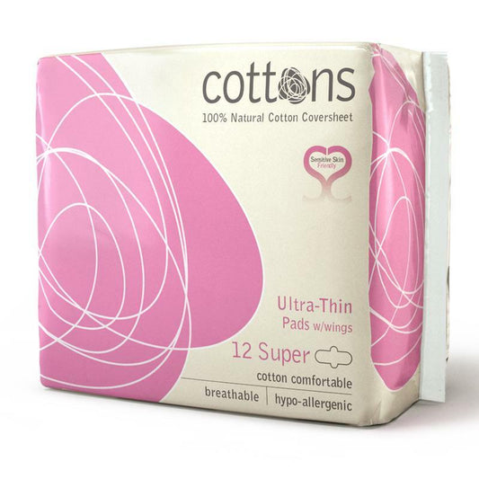 Cottons Maandverband ultradun super 12st