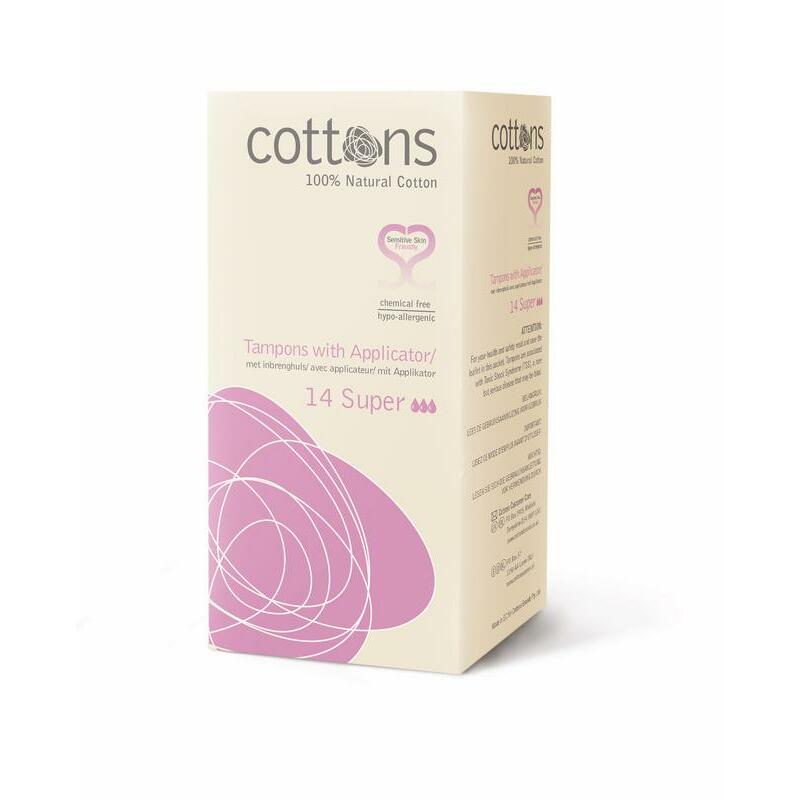 Cottons Tampons met inbrenghuls super 14st