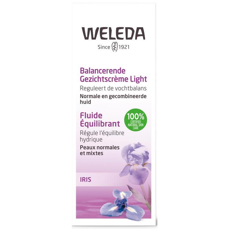 Weleda Iris balancerende gezichtscreme light 30ml