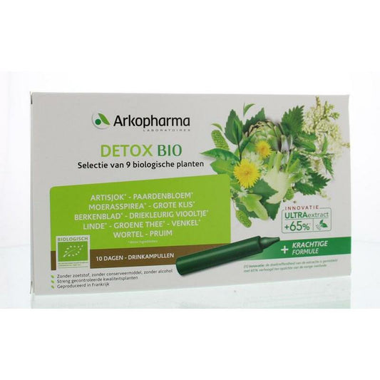 Arkopharma Detox drinkampullen 15 ml bio 10amp