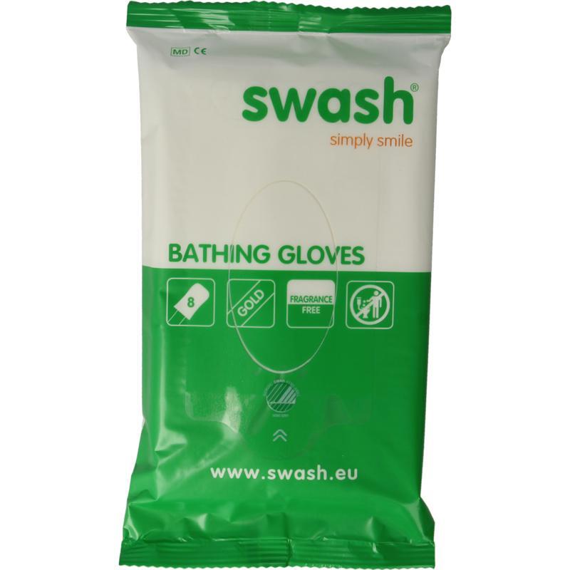 Smove Swash washandje gold parfumvrij 8st