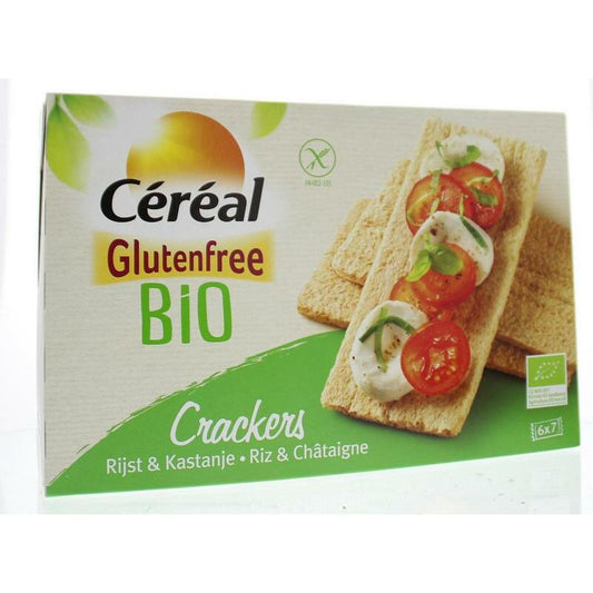 Cereal Cracker rijst kastanje bio 250g