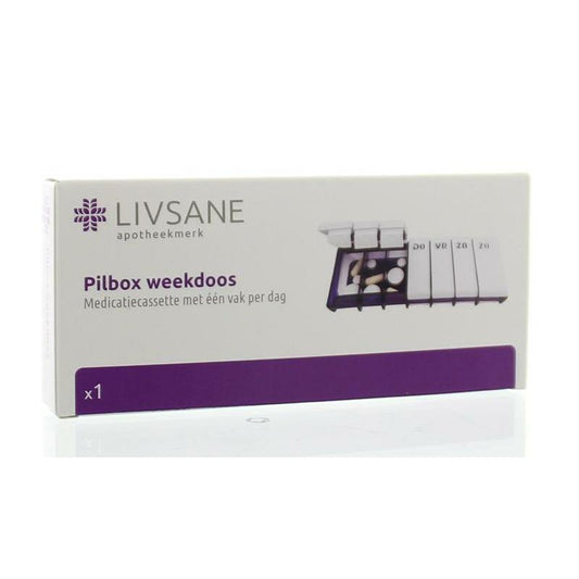 Livsane Pilbox dagdosis week 1st