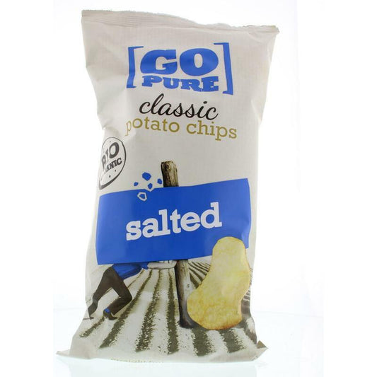 Go Pure Chips naturel gezouten bio 125g