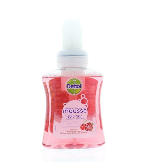Dettol Mousse roos & kersen 250ml