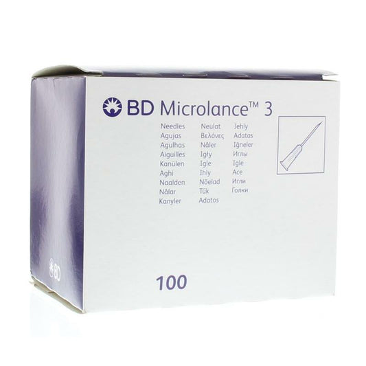 Becton Injectienaald B/D microlance 0.6 x 25 100st