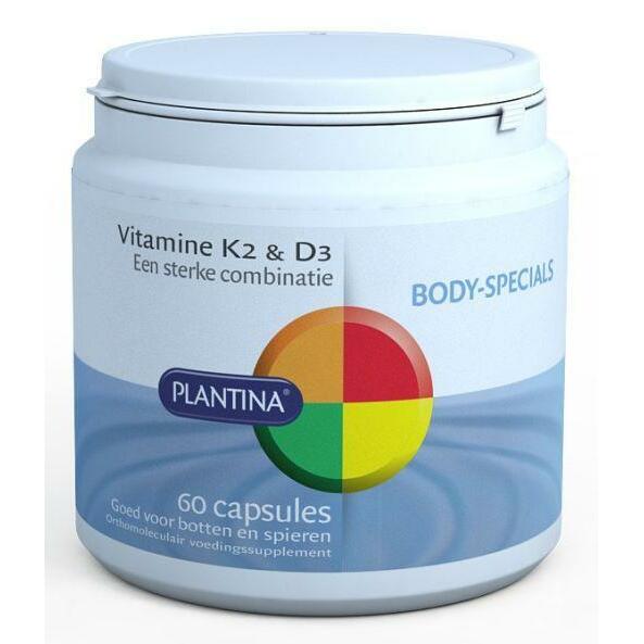 Plantina Vitamine K2 en D3 60ca