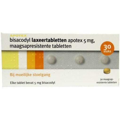 Apotex Bisacodyl 5mg 30tb