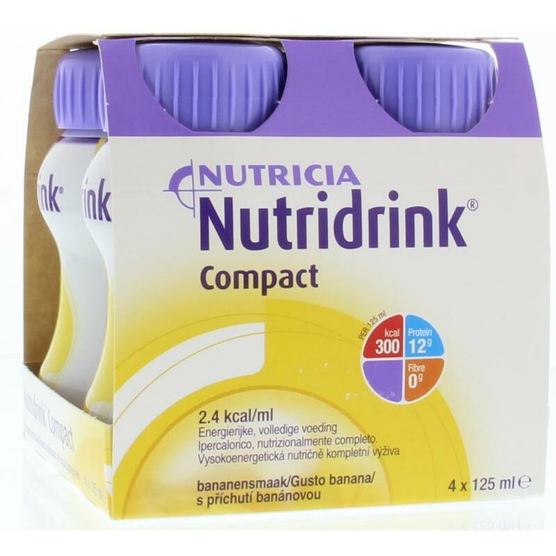 Nutridrink Compact banaan 125ml 4st