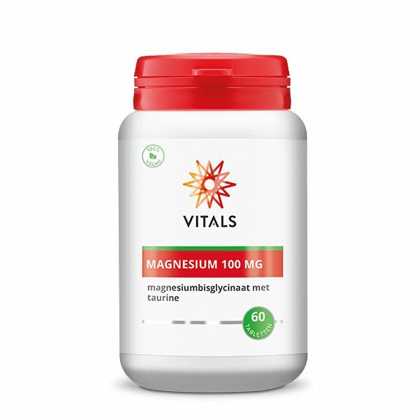 Vitals Magnesiumbisglycinaat 100 mg 60tb