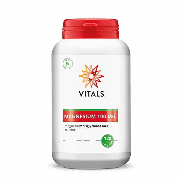 Vitals Magnesiumbisglycinaat 100 mg 120tb