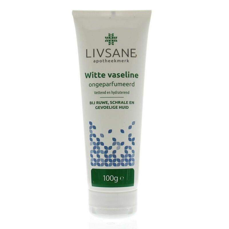 Livsane Witte vaseline in tube 100g