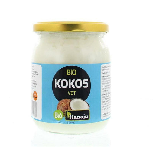 Hanoju Kokosolie geurloos bio 500ml