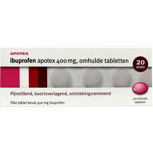 Apotex Ibuprofen 400 mg 20drg