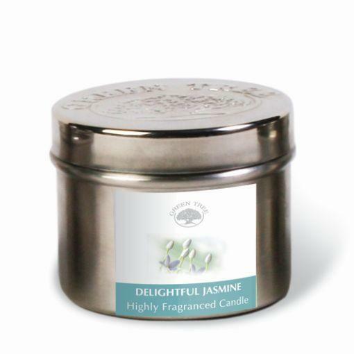 Green Tree Geurkaars delightful jasmine 150g