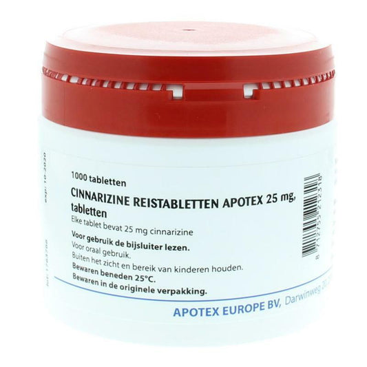 Apotex Cinnarizine 25mg 1000tb