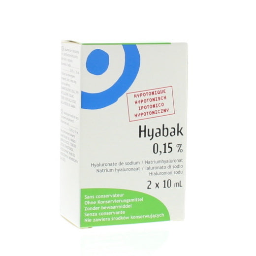 Hyabak Oogdruppels duopack 2st