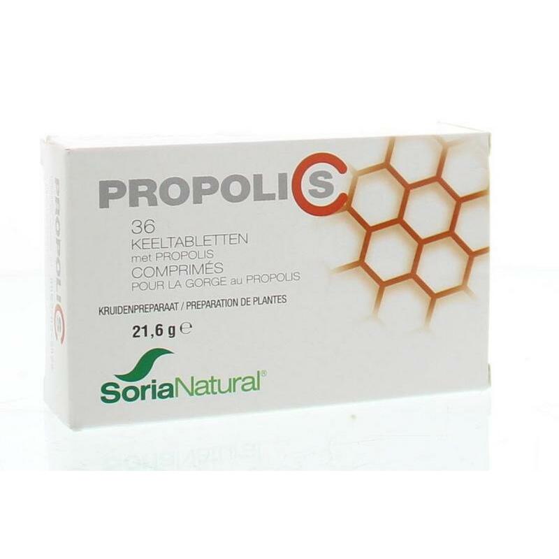 Soria Propolis C keeltabletten 36tb