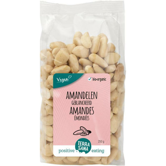 Terrasana Amandelen wit bio 250g