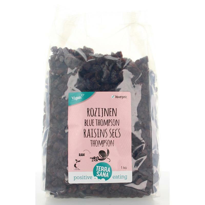 Terrasana RAW Rozijnen blue thompson bio 1000g