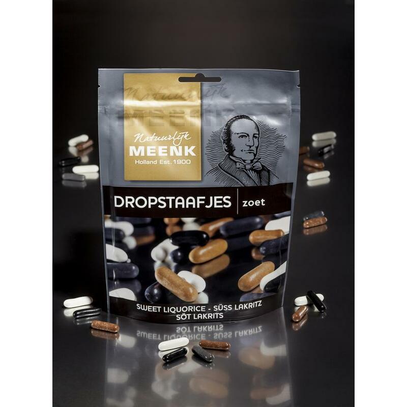 Meenk Dropstaafjes 225g
