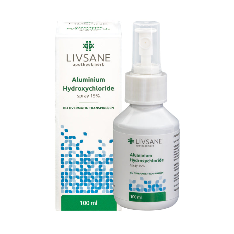 Livsane Aluminium hydrochloride spray 15% 100ml