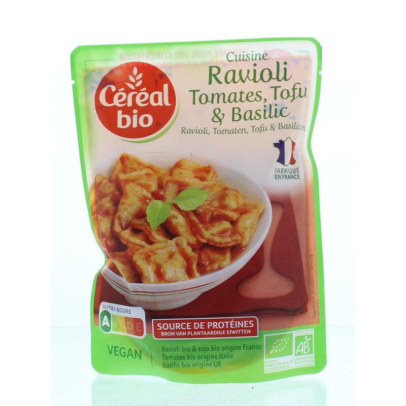 Cereal Ravioli tofu tomaat basilicum bio 267g