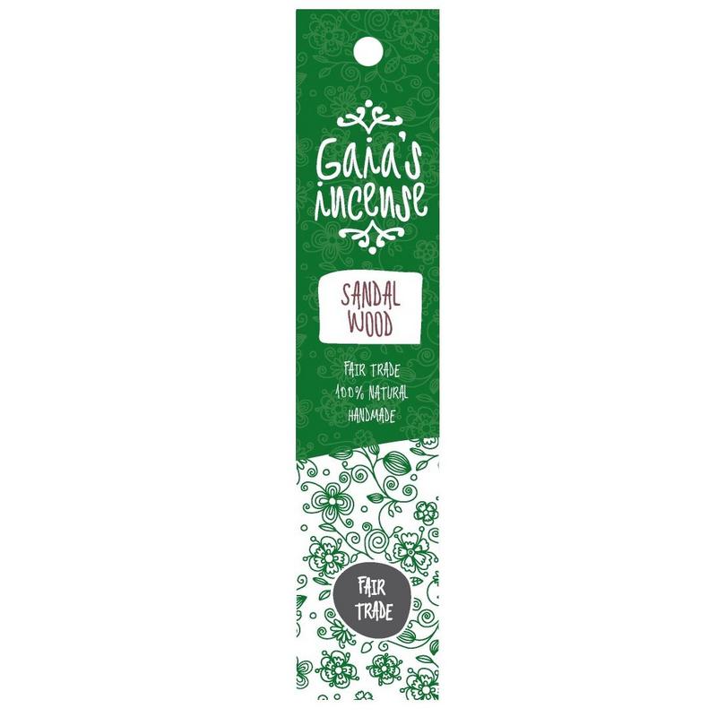 Gaia's Incense Wierook sandelwood 15st