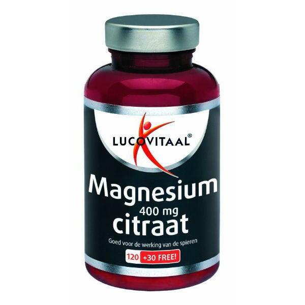 Lucovitaal Magnesium citraat 400 mg 150tb
