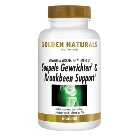 Golden Naturals Soepele Gewrichten & Kraakbeen Support 60tb