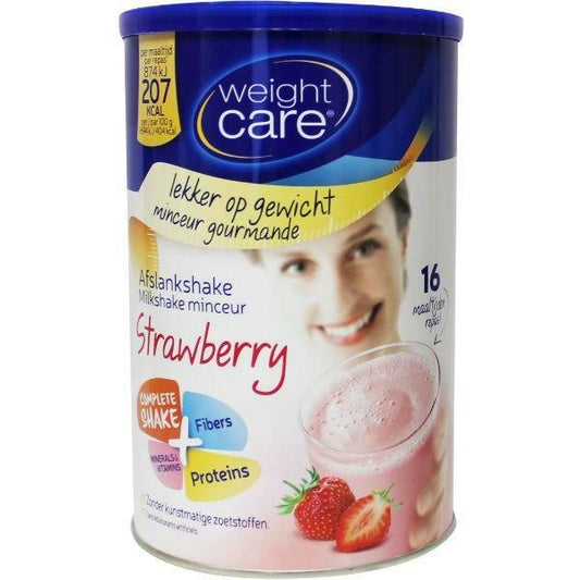 Weight Care Afslankshake aardbei 436g