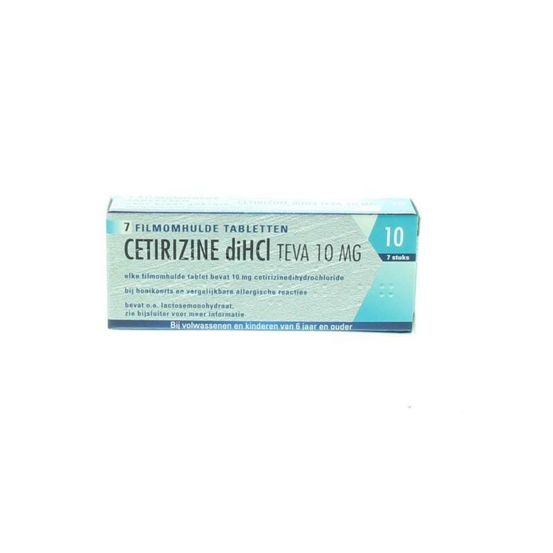 Teva Cetirizine DI HCI 10 mg 7tb