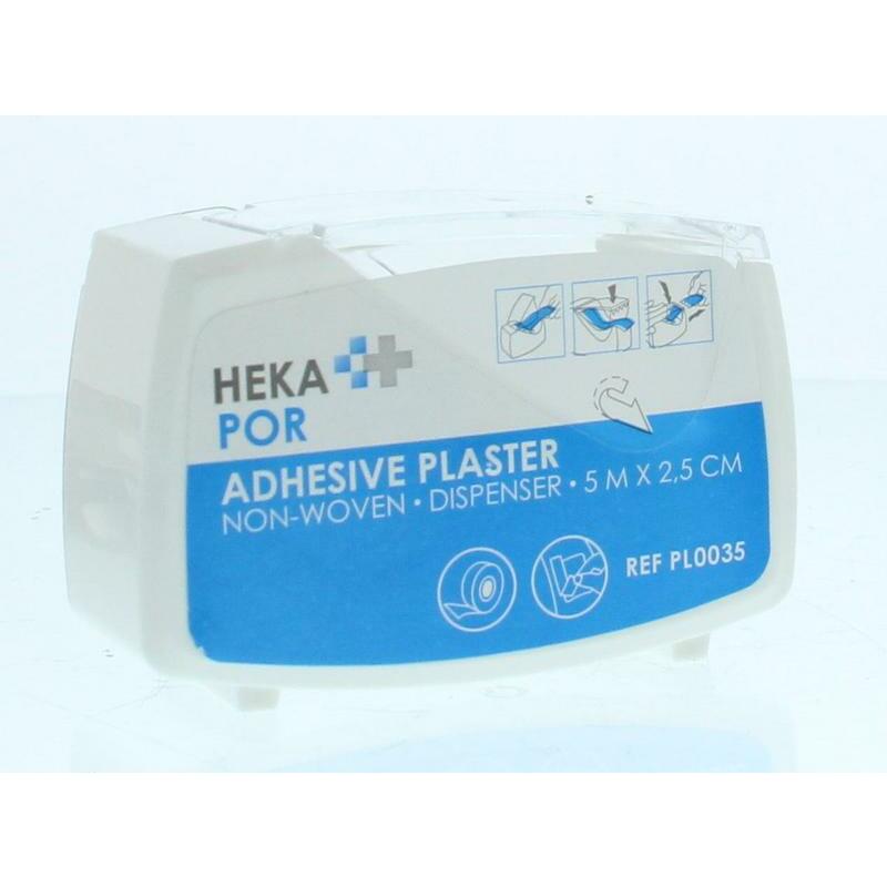 Hekapor Non woven hechtpleister dispenser 5 x 2.5 1st