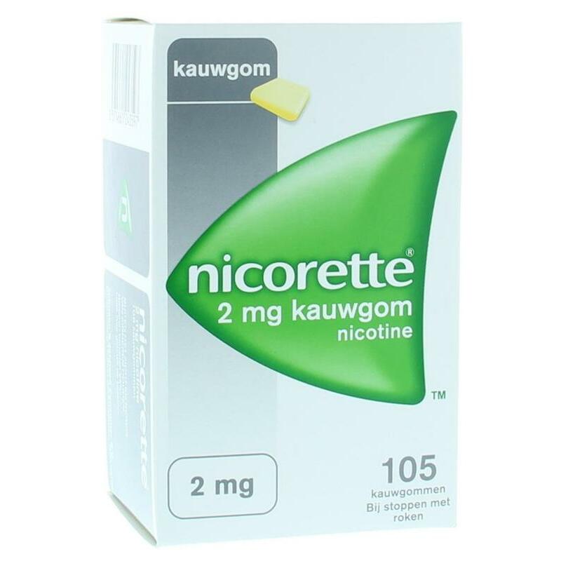 Nicorette Kauwgom 2 mg classic 105st