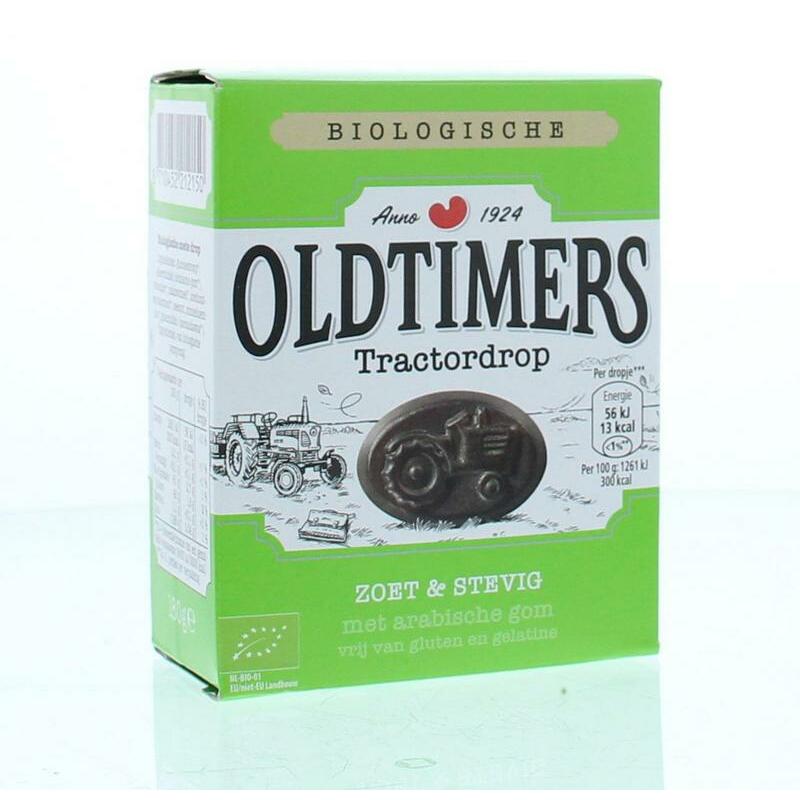Autodrop Oldtimers zuiver zoete tractordrop bio 180g