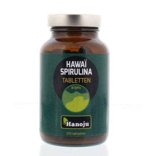 Hanoju Spirulina Hawaiiaans 500 mg 250tb