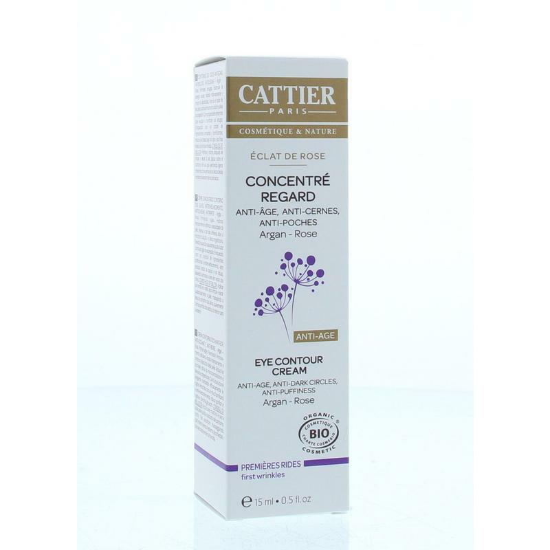 Cattier Oogcreme eclat de rose contour treatment 15ml